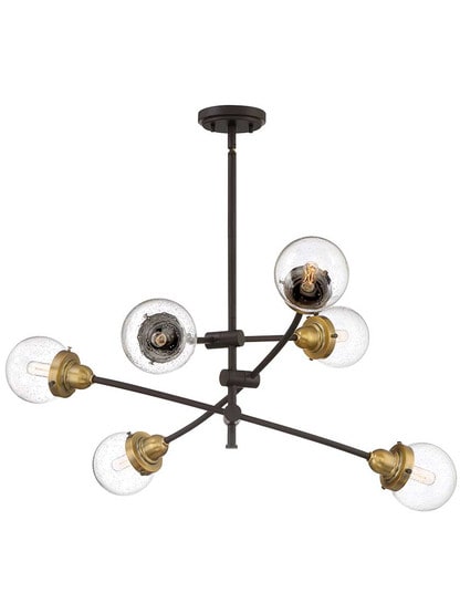 Trance 6-Light Chandelier in Western Bronze.